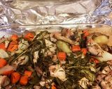 鶏モモ肉と野菜のローズマリーグリル作り方3写真
