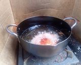 キャンプdeカツバーガー作り方1写真
