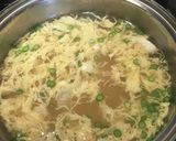 豆腐のかきたま汁作り方5写真