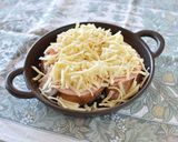 朝食に、チーズ・ハニートースト作り方2写真