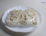 【レシピ動画】冷凍うどんde釜玉うどん♪作り方1写真