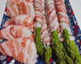 アスパラ肉巻き(＋新玉ねぎ肉巻き)作り方3写真