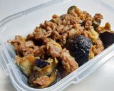 甘辛味の常備菜☆なすと豚肉の生姜味噌炒め作り方5写真