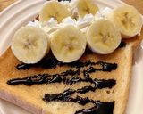 まるでデザート！？チョコバナナトースト作り方4写真