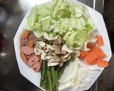野菜たっぷり焼きうどん作り方1写真