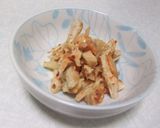 シンプルに♫蒸し鶏ゴマダレにキムチ作り方7写真