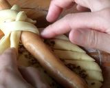手ごねで簡単！編み込みウインナーパン！作り方16写真