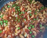 えんどう豆とツナのマカロニトマトパスタ作り方4写真