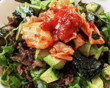 本技おいしいキムチのっけ丼!作り方5写真