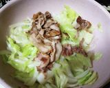 豚肉とキャベツと新玉ねぎのあまから炒め♪作り方15写真