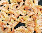 殻つき小エビの揚げ焼き〜のり塩味作り方2写真