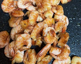 殻つき小エビの揚げ焼き〜のり塩味作り方3写真