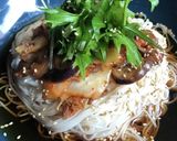豚キムチと茄子のそうめん作り方4写真