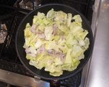 キャベツのガリバタ醤油炒め作り方5写真