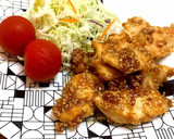 簡単ささみのごまマヨ生姜焼き（胸肉）節約作り方10写真