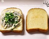 釜揚げしらすとチーズのミニサンドイッチ作り方1写真