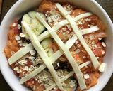 やみつき♡茄子トマトのオートミールドリア作り方7写真