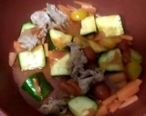 改‼　ズッキーニとひき肉のトマト炒め作り方5写真