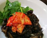 イカスミうどんDeパスタ仕立てonキムチ作り方17写真