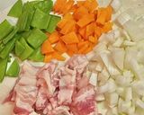 簡単・失敗しないオムライス野菜多め作り方1写真