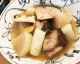 鶏がらスープでぶり大根作り方8写真