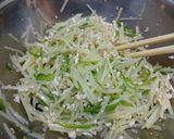 新じゃがいもとピーマンのナムル風作り方4写真