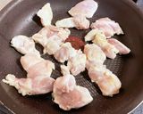 鶏むね肉と大葉のバジルパスタ作り方2写真