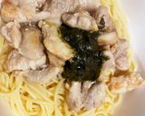 鶏むね肉と大葉のバジルパスタ作り方4写真