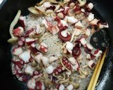 かんたん！タコのバター醤油炒め作り方3写真