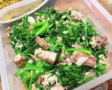 鯖缶と茎菜の和風和え作り方7写真