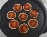 たこ焼き器でまんまるひとくちピザ作り方5写真