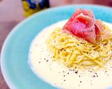 生ハムの冷製カルボナーラ作り方5写真