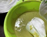 緑茶のシフォンケーキ17㎝型作り方9写真