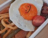 自分弁当・5月21日作り方1写真