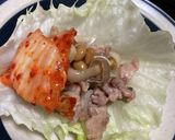 納豆&豚挽肉でヘルシーレタス巻き豚キム作り方5写真