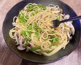 大葉と納豆の和風パスタ作り方7写真