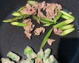 今日の弁当　5.24 #アスパラ炒め作り方2写真