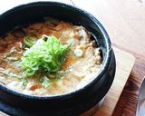 おひとり様★土鍋で鶏肉の玉子とじ作り方9写真