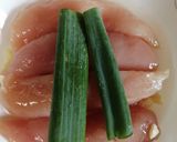 ササミとキュウリと中華くらげのサラダ☆作り方1写真