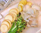 阿部の笹かまぼこ野菜炒め作り方2写真