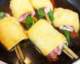 食欲ない　作りたくない　手抜　肉きつね巻作り方9写真