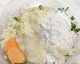 新じゃがとキムチのにらチヂミ♥作り方3写真