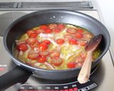 【パンチェッタとトマトのペペロンチーノ】作り方5写真