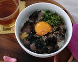 かつおの焼き海苔の中華風づけ丼作り方3写真