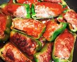 お手軽!ピーマンの肉詰め作り方7写真