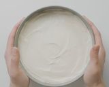 天然ハーブの青いクリスタルチーズケーキ作り方1写真