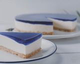 天然ハーブの青いクリスタルチーズケーキ作り方22写真