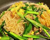 ツナのにら玉そうめんチャンプル作り方4写真