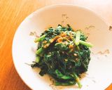 春菊のナッツ和え作り方6写真