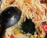 野菜たっぷりスピルリナ入りボロネーゼ作り方7写真